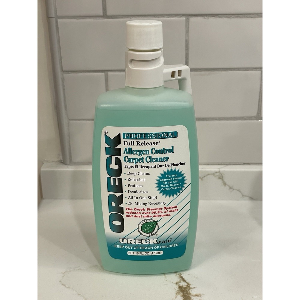 Oreck‎ Professional Full Release Allergen Control Carpet Cleaner 16 fl oz New